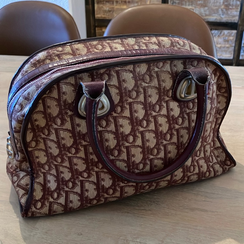 Vintage Dior Monogram Handbag - Picture 8 of 9